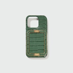 Phone Case Liney - Croco Green