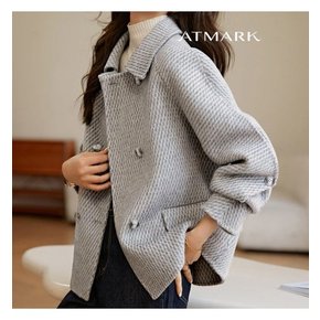 ATMARK (77까지)헤일포인더블하프코트_AA49CT003G