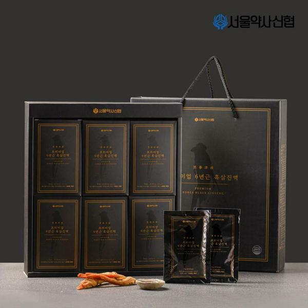 [서울약사신협] 프리미엄 6년근 흑삼진액 70g 30포