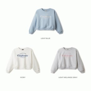 여성 캘리포니아 자수 맨투맨 / California Embroidery Sweatshirt_A WHMWE4921F