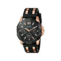 일본 게스 시계 남성 Guess Mens U0366G3 Sporty Multi-Function 워치 on a Comfortable 블랙 Si