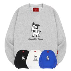 3M 러버블도그맨투맨 남녀공용 빅사이즈 S~4XL