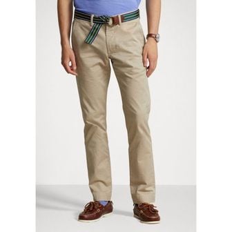 폴로 5168151 Ralph Lauren WASHED STRETCH SLIM FIT CHINO TROUSER - Chinos khaki tan 114317598