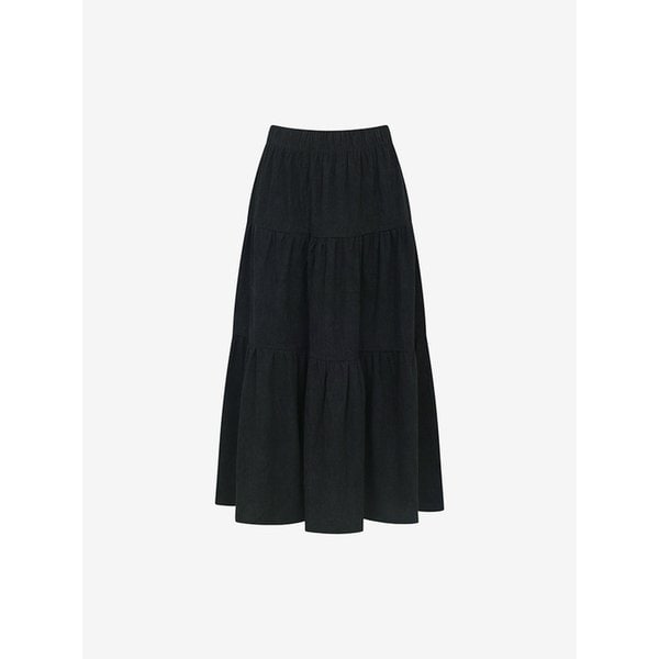 코듀로이 캉캉 밴딩 롱 스커트 (TLSAY2344)