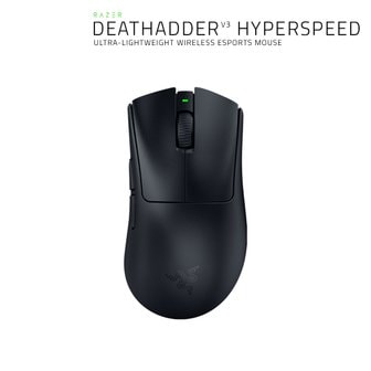 RAZER 레이저 데스에더 V3 하이퍼스피드 마우스 무선 게이밍 초경량 55g 유무선 블랙