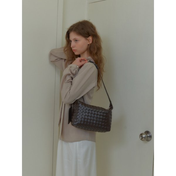 ANC WEAVING MESH MINI BAG_BROWN
