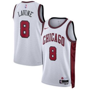 [해외] 1028775 NBA 저지 잭 라빈 [시카고 불스] Nike Unisex 2022/23 Swingman Jersey City Edi