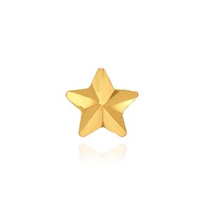 여자 순금 한쪽 미니 귀걸이 별 컷팅 24K 0.375g