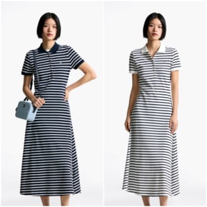 여성 맥시 폴로 드레스 T32F1WOP33TWT2 TOMMY JEANS