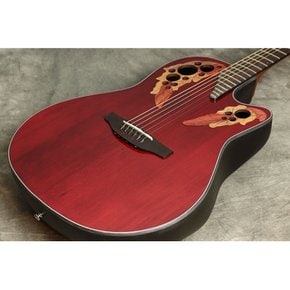 OVATION CE44-RR-G 셀러브리티 엘리트 엑조틱 미드 뎁스 루비 레드 일렉트릭 어쿠스틱 기타