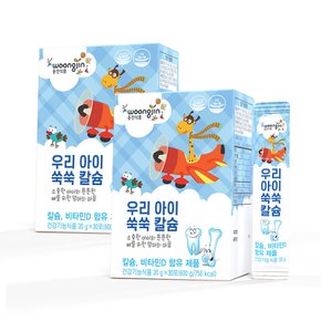 우리 아이 쑥쑥 칼슘 젤리 30p 600g 2개 600g  2개