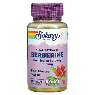  솔라레이 버버린 Berberine 바이탈 엑스트랙트 500mg 60베지캡슐