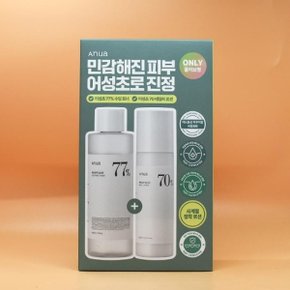 아누아 어성초 77토너 350mL + 어성초 70 로션 200mL 듀오 기획세트