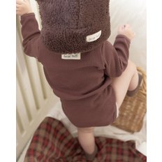 Long sleeve bodysuit - deep brown