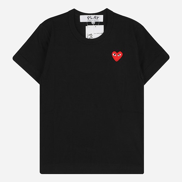 [시흥점] 5F AX T108 051 1 레드 하트 티셔츠 블랙