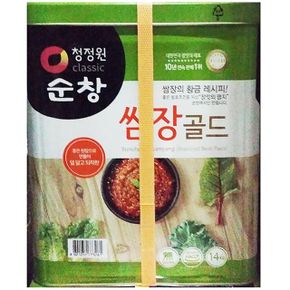 식당 업체 주방 요리 양념 쌈장청정원 14K