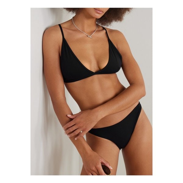 트라이앵글 비키니 탑 블랙 46376663162854848