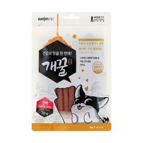 개꿀 연어 져키 70g