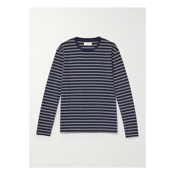 미스터 피 스트라이프 코튼 저지 티셔츠 46376663162890120