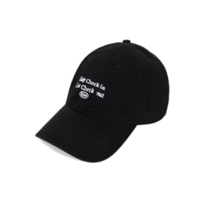 BG284CAP566_Check In Washing Cap_Black