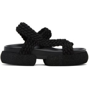 Braided Sandal (Black)