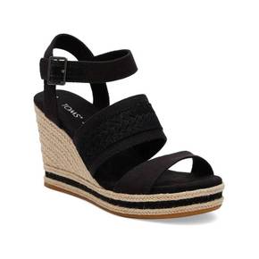 5032290 Toms Madelyn Womens Strappy Buckle Wedge Sandals