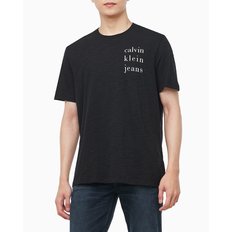 남성 슬럽 CKJ 클래식 반팔 티셔츠(4RB823G)