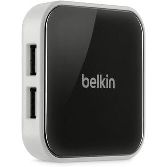  영국 벨킨 허브 Belkin 4Port USB Hub Powered Desktop Docking Station Adapter supports A 2.0