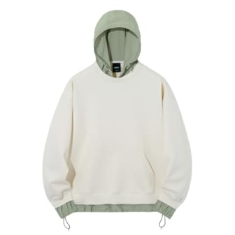  (유니)UTILITY LAYERED DETAIL HOODIE (IVORY) [LSRSCTH106M]