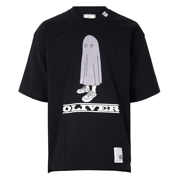 [부산점] 25FW 블랙 올리버 프린트 티셔츠 A15TS651 BLACK