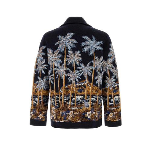 알라누이 스웨터 LMHY004E26KNI0024684 MIDNBLU Printed