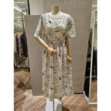메종블랑쉬 꽃프린팅스모킹원피스 M252JOP656D