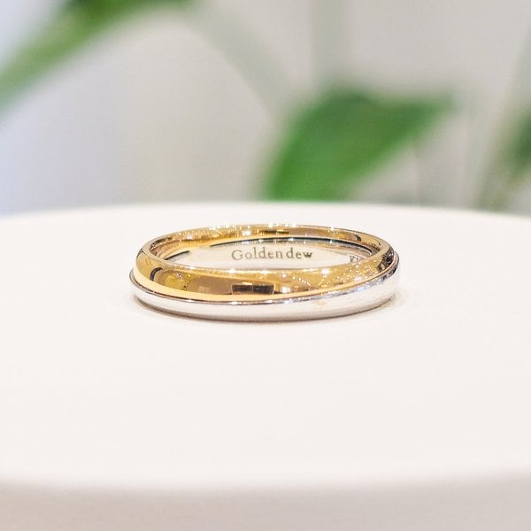 [부산점] 데스티노(여) 솔리드 18K 커플링 반지 281300045