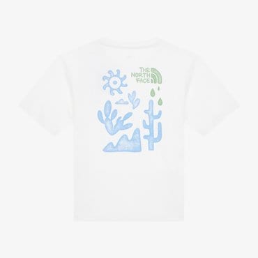 노스페이스 [노스페이스키즈 공식] NT7UR05S 키즈 네이쳐글로우 반팔 라운드 티_OFF WHITE