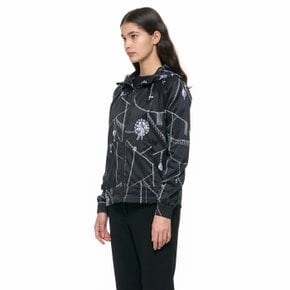 CHAIN PRINTED WINDBREAKER_V21B3JP207_BK