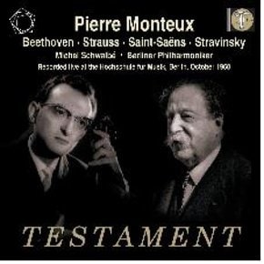 [CD]피에르 몽퇴 - 베토벤, 슈트라우스, 생상, 스트라빈스키 [2Cd] / Pierre Monteux - Beethoven, Strauss, Saint-Saens, Stravinsky [2Cd]