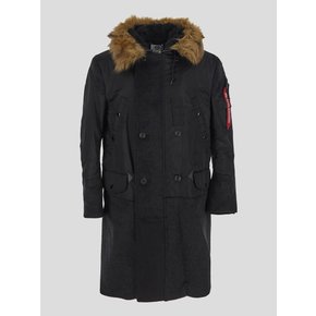 Junya Watanabe FW23 Junya Watanabe Hooded Coat Coat WLC904BLACKCHARCOAL