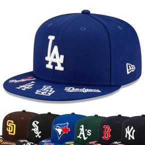 뉴에라 59Fifty Fitted Cap - GRAPHIC VISOR MLB Teams