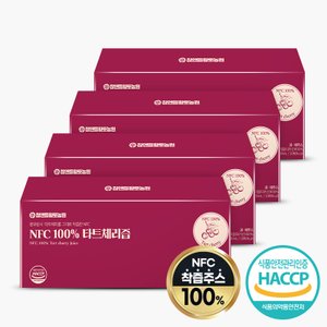 참앤들황토농원 몽모랑시 NFC 100% 타트체리즙 70ml x 30포 4박스