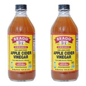  미국직구 Bragg 브래그 애사비 애플 사이더 비네거 사과식초 473ml 2팩