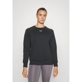 3639714 Under Armour RIVAL CREW - Sweatshirt black/white