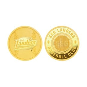 [단독기획] SSG 랜더스 야구공 골드바 골드코인 1.875g