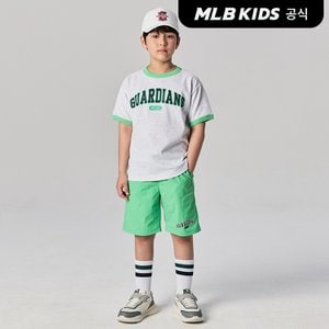 MLB키즈 (공식)24SS 바시티 반팔 티셔츠 세트 CLE