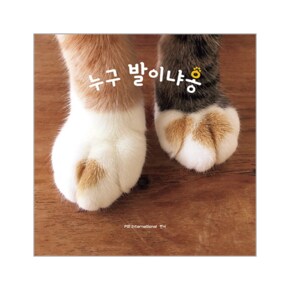 누구 발이냐옹