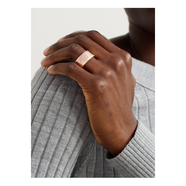 아이코닉 미디엄/라지 18k 로즈 골드 다이아몬드 링 1647597357246850