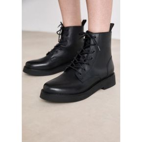 4013252 Tommy Hilfiger LACE UP FLAT BOOT - Platform ankle boots black