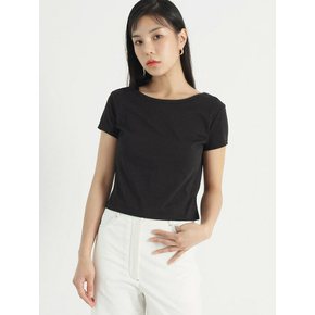 BACK POINT PIMA COTTON TEE_BLACK