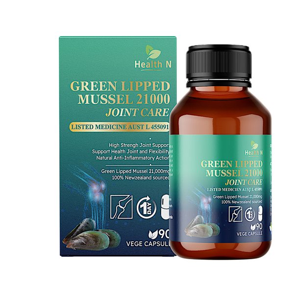 헬스엔 초록입홍합 21000 90캡슐