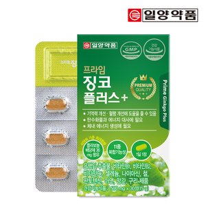일양약품 프라임 징코 플러스 30정 1박스(1개월분)