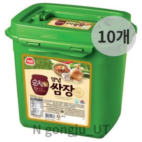 해표 순창궁 대용량 급식 맛있는 양념 쌈장 6.5kg10개